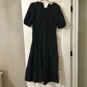 Large maxi dress black never worn